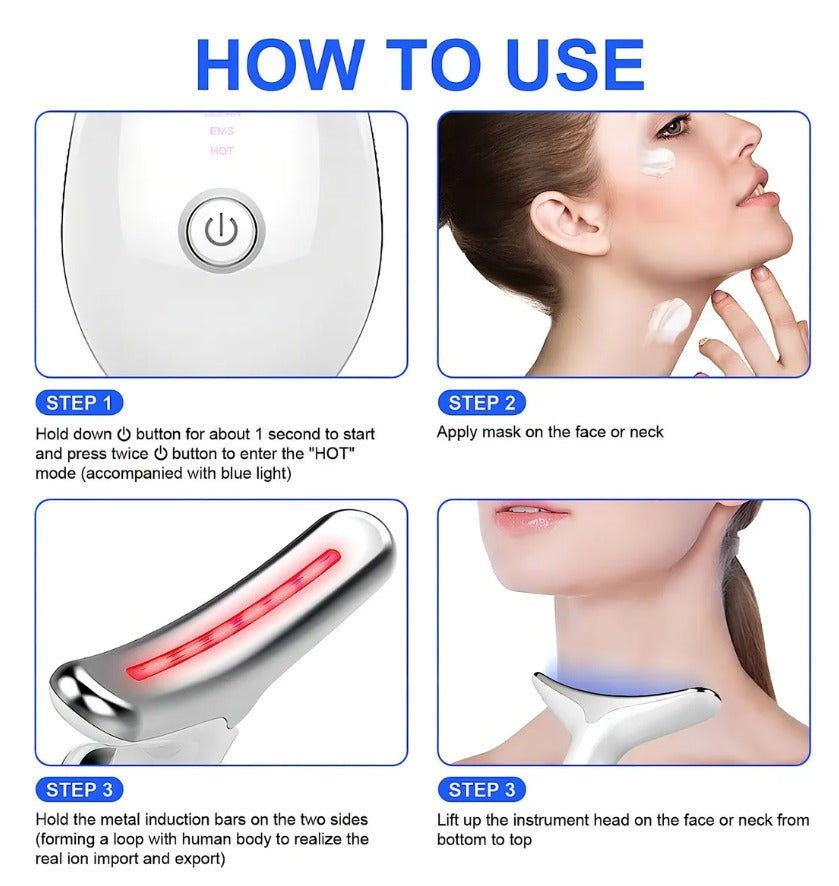 Maquina quita papada y arrugas rejuvenecedora