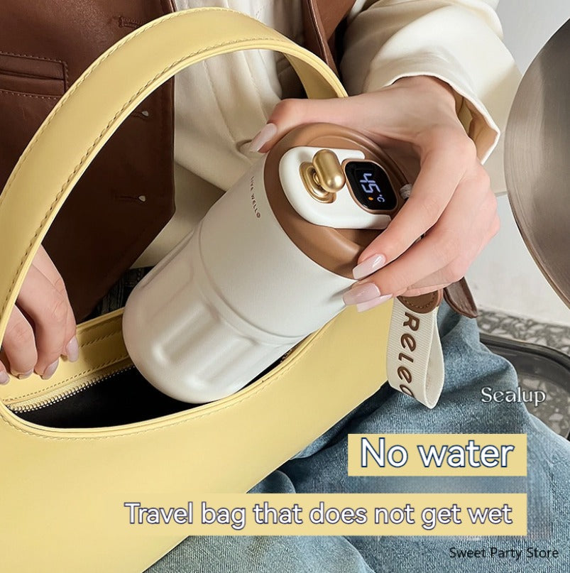 Vaso Térmico de Lujo con Sensor de Temperatura y Agarre