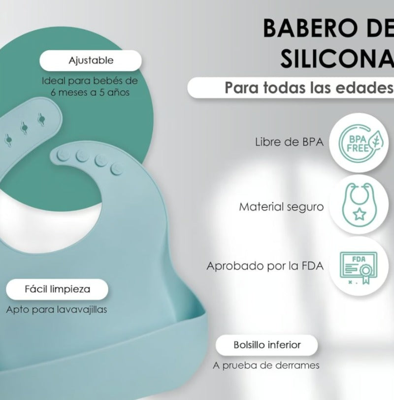 KIT SET ALIMENTACION PARA BEBE PREMIUM