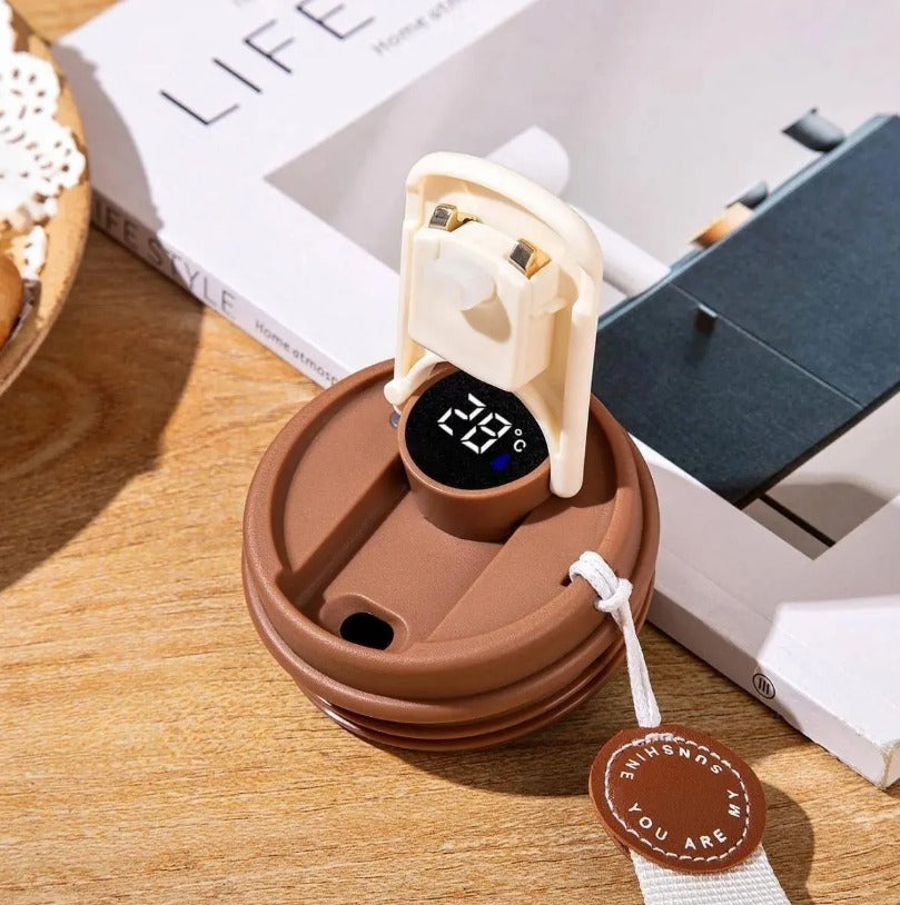 Vaso Térmico de Lujo con Sensor de Temperatura