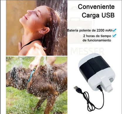 Ducha Portátil Recargable Al Aire Libre
