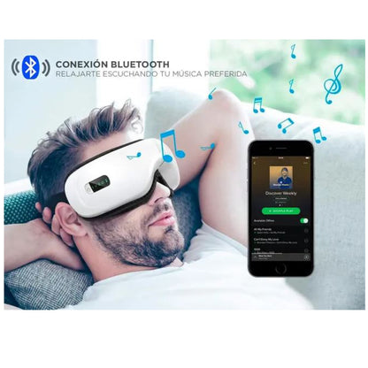 Gafas Masajeador Ocular Bluetooth