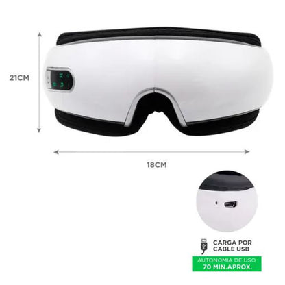 Gafas Masajeador Ocular Bluetooth